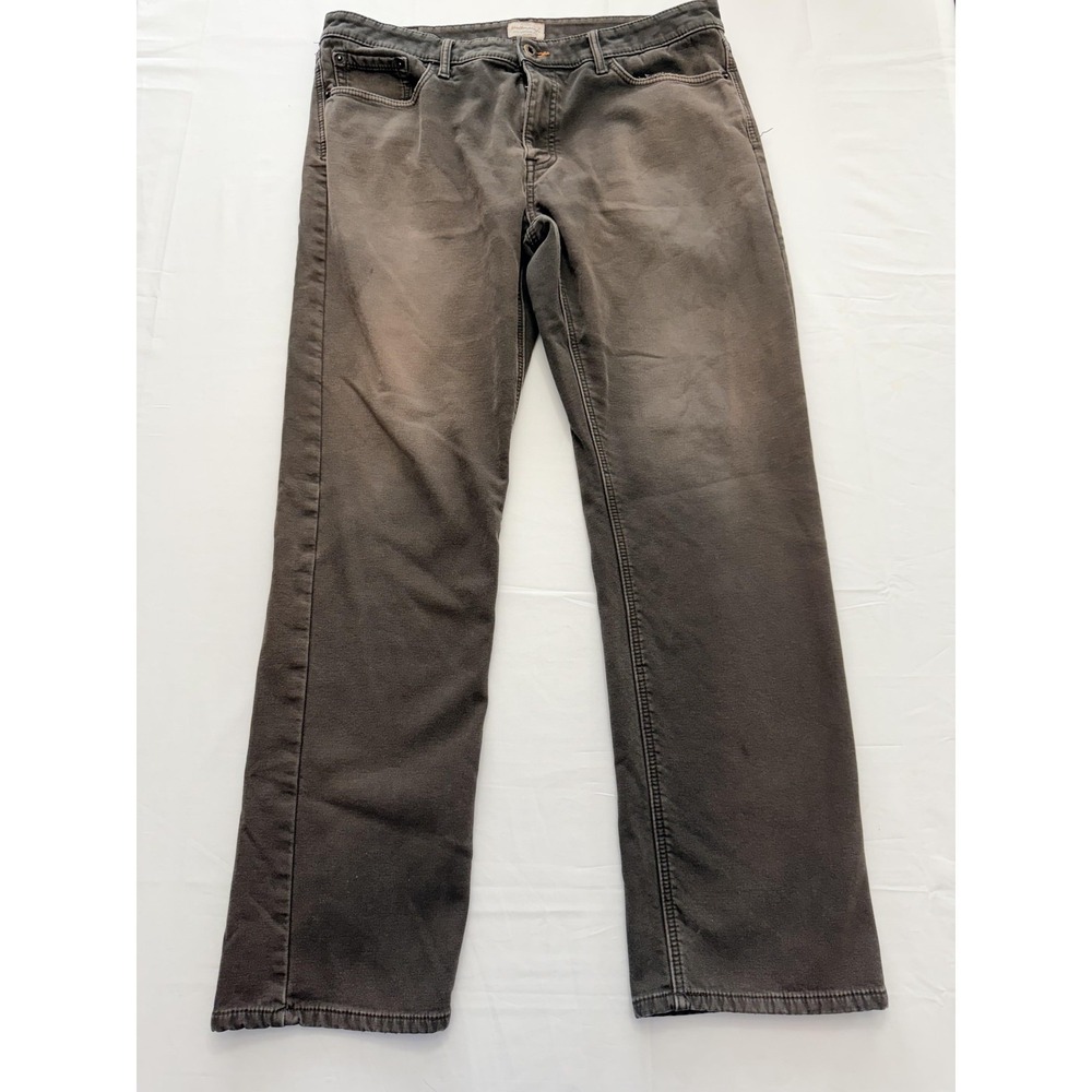 Weatherproof Vintage Jeans Mens 38x34 Brown Medium Wash Regular Straight Denim